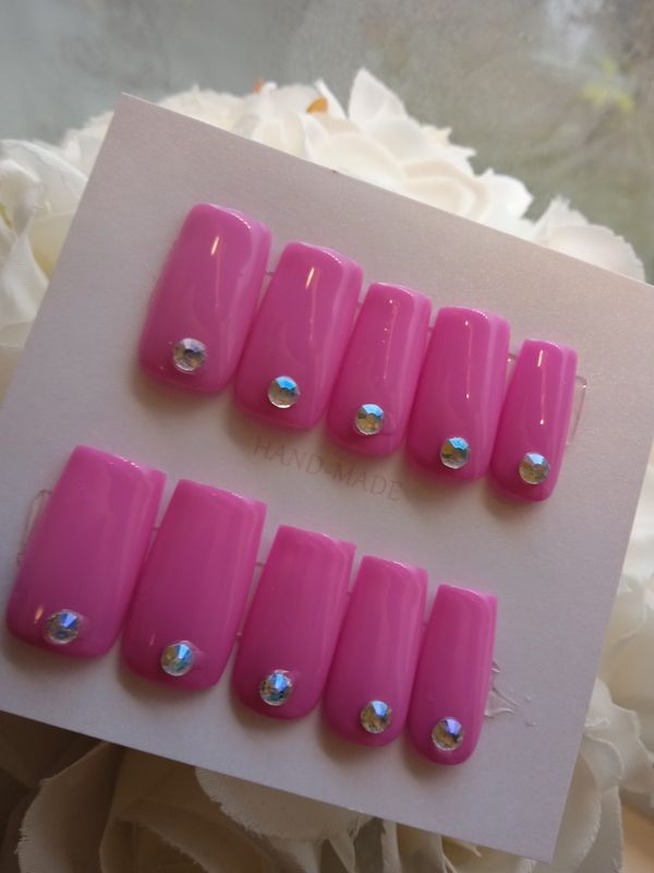 Pink Star Nails