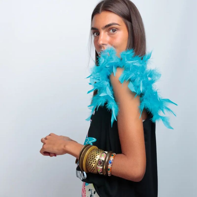 LoveMe Cielito T-skjorte med fjær