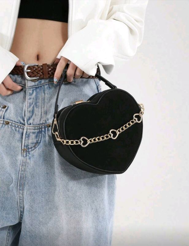 Hjerte formet håndveske