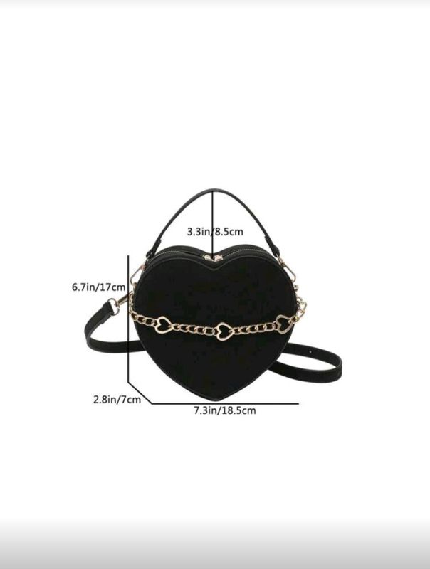 Hjerte formet håndveske